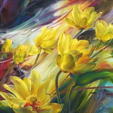 Схема вышивки «Цветочная фантазия»