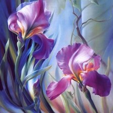 Схема вышивки «Цветочная фантазия»