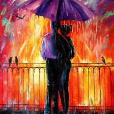 Схема вышивки «Свидание»