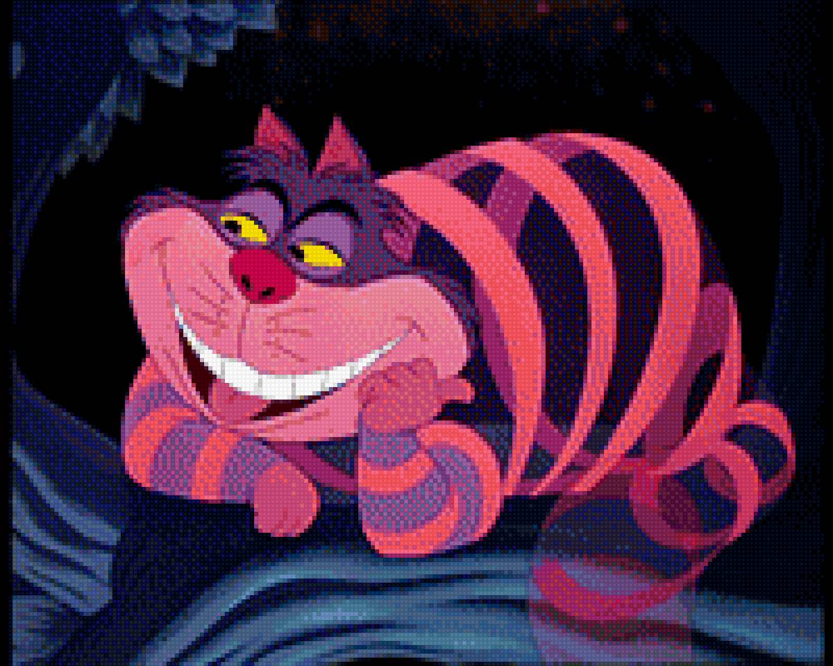 чеширский кот - чеширский, мультфильм, кот - предпросмотр