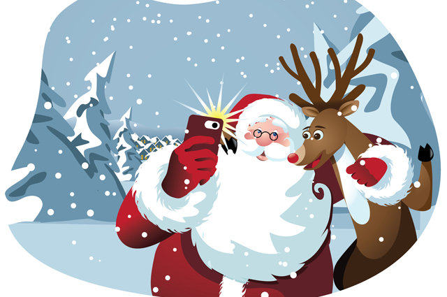 санта,зима - оригинал