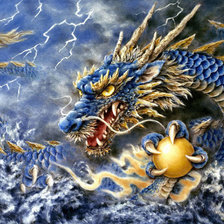 Схема вышивки «дракон 2»