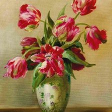 Схема вышивки «ТЮЛЬПАНЫ»