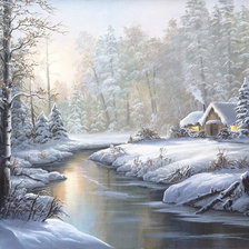 Схема вышивки «Худ. Фред Башвитц»