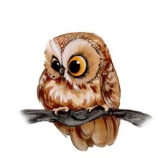 Схема вышивки «Совушка»