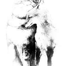 Схема вышивки «Кот и лиса»