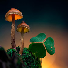 Схема вышивки «Грибы1»