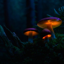 Схема вышивки «Грибы2»