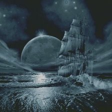 Схема вышивки «ночной  скиталец»