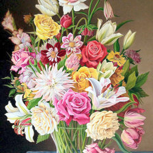 Схема вышивки «Букет»