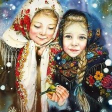 Схема вышивки «Русские красавицы»