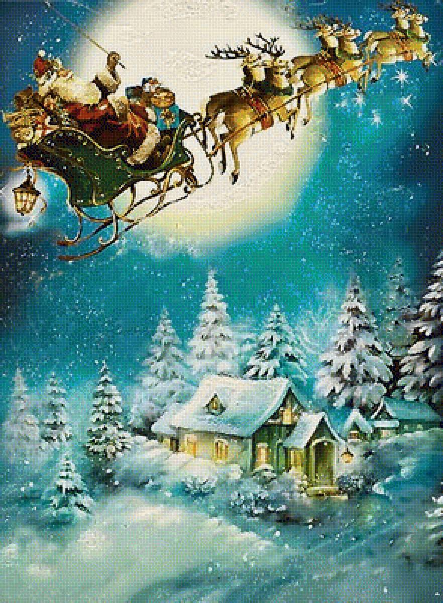 Papa Noel y sus renos - предпросмотр