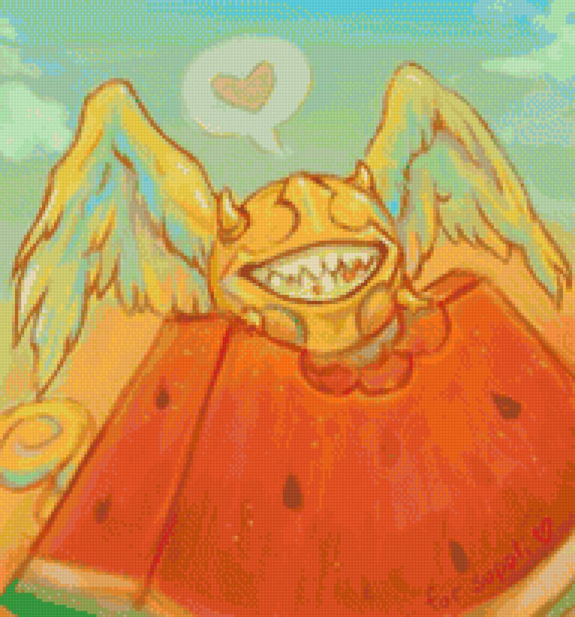 Тимкампи - тимкампи, ди.грей-мен, d.gray-man, арбуз, аниме - предпросмотр