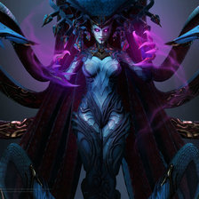 Схема вышивки «аконита»