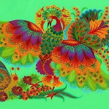 Схема вышивки «Сказочная птица 1»