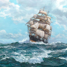 Схема вышивки «Худ. Байрон Перинг»