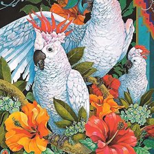 Схема вышивки «мир животных»