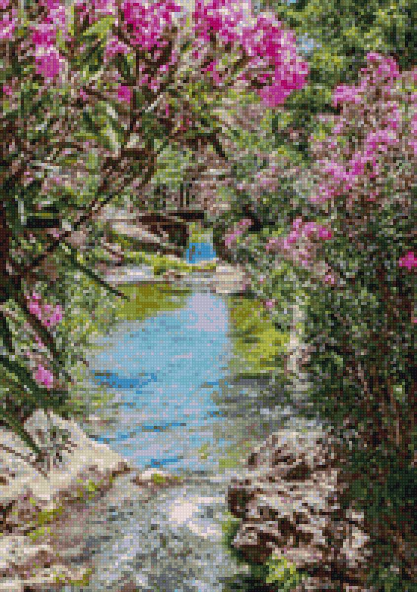 ОЛЕАНДРЫ НАД РУЧЬЁМ - предпросмотр