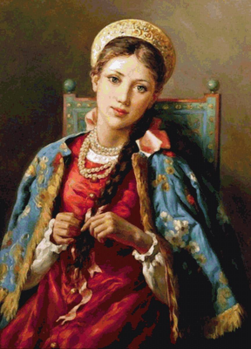 Русская красавица - девушка - предпросмотр