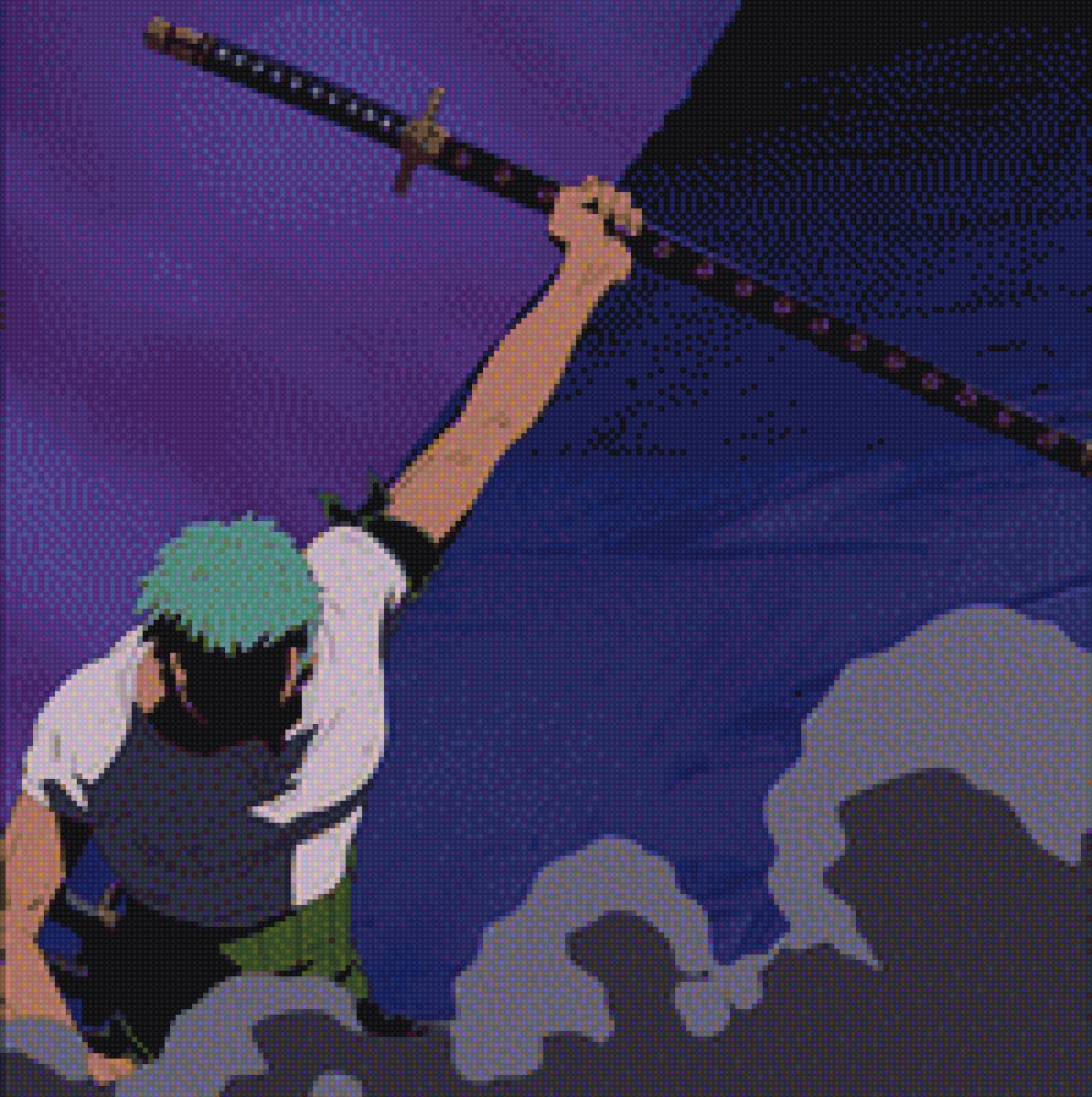 Зоро получает Мейто Шусуй - anime, one piece, ванпис, аниме, zoro, зоро - предпросмотр