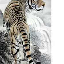 Схема вышивки «Тигр»