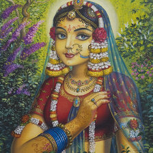 Схема вышивки «Радхарани»