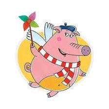 Схема вышивки «Свинка Софи (Летающие звери) Символ года 2019»