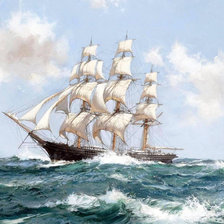 Схема вышивки «Худ. Доусон Монтегю»