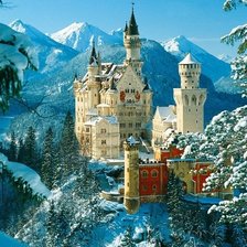 Схема вышивки «ЗИМНИЙ ЗАМОК»