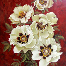 Схема вышивки «Цветы»