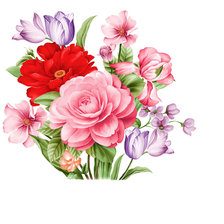 Схема вышивки «Цветы»