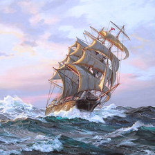 Схема вышивки «Худ. Чарльз Викери»