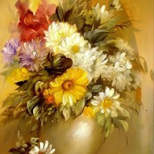 Схема вышивки «Цветы»