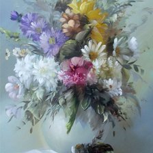 Схема вышивки «Цветы»