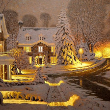 Схема вышивки «Рождественский ноктюрн»