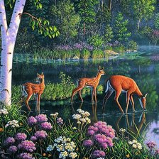 Схема вышивки «животные»