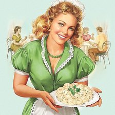 Схема вышивки «реклама»