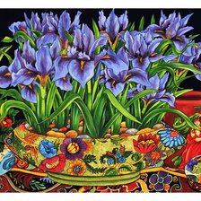 Схема вышивки «Цветы»