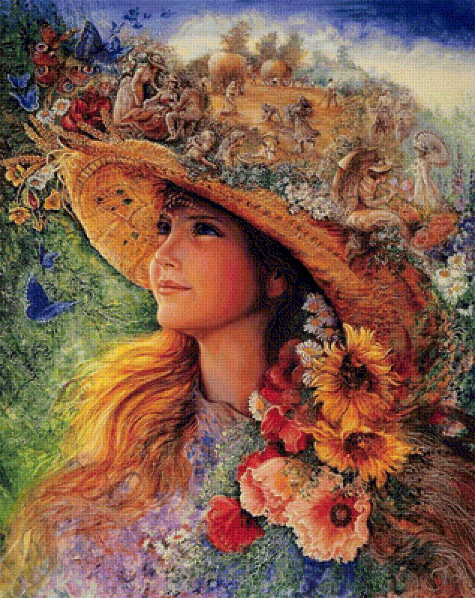 Дама в шляпе - предпросмотр