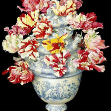 Схема вышивки «Тюльпаны»