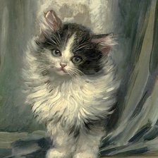 Схема вышивки «Котенок»