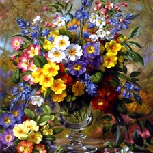 Схема вышивки «Букет»