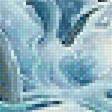 Предпросмотр схемы вышивки «дельфины» (№1819882)