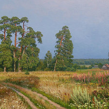 Схема вышивки «Пейзаж»