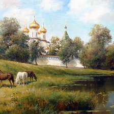 Схема вышивки «Худ. Грохотова Светлана Алексеевна Ипатьевский монастырь»