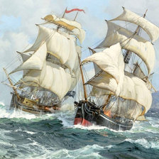 Схема вышивки «Худ. Чарльз Викери»