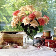 цветы и рукоделие