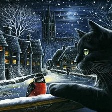 Схема вышивки «ночь»