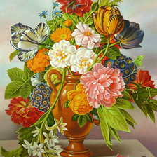 Схема вышивки «Букет»