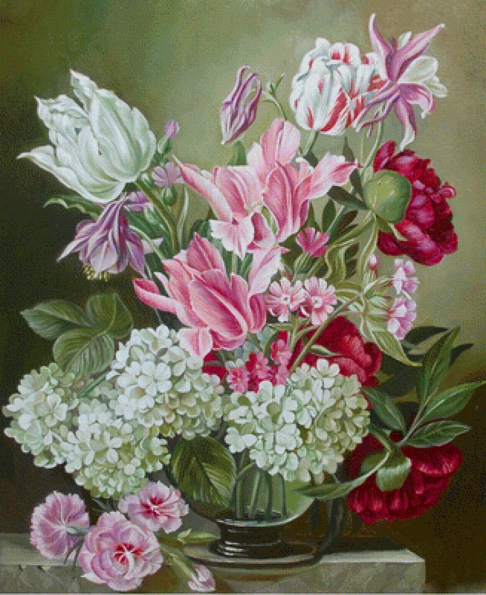 Букет - букет в вазе, цветы - предпросмотр